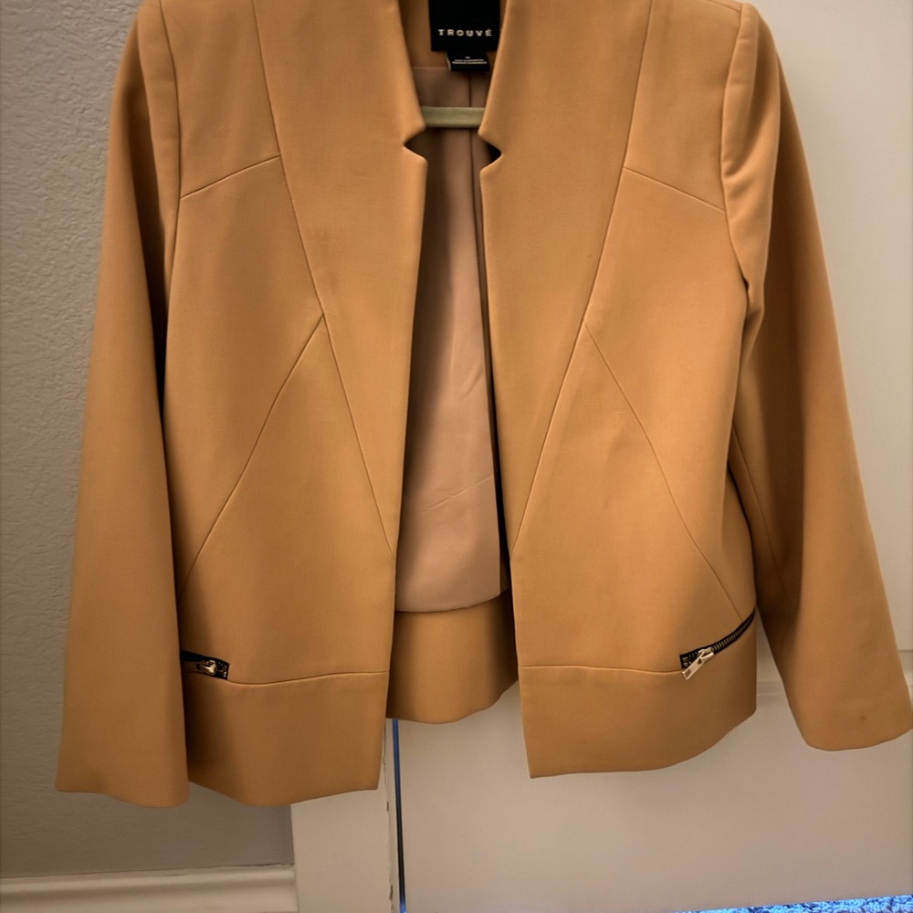 Trouve Camel Blazer